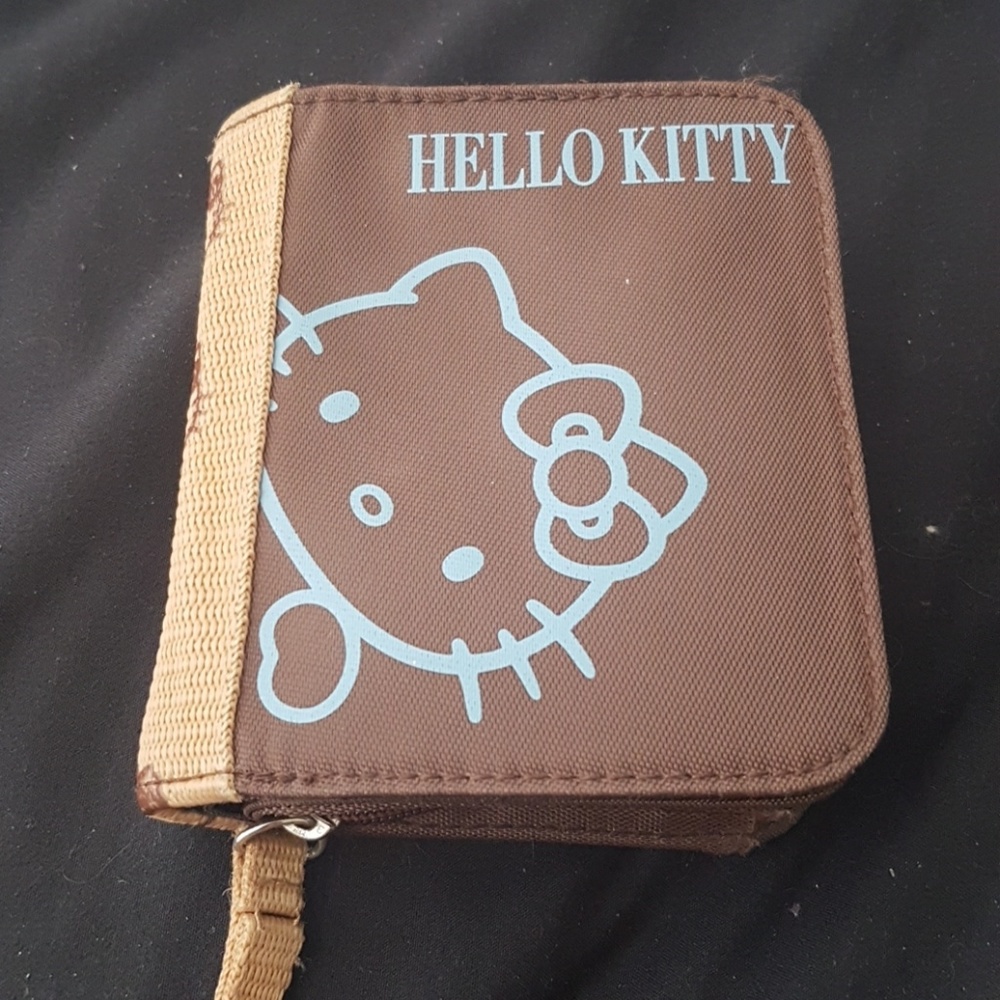 Hello Kitty brown wallet